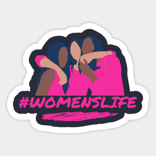 women's life Sticker